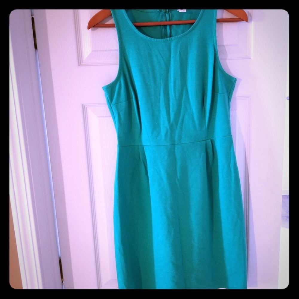 Old Navy Green Sheath Dress Size med